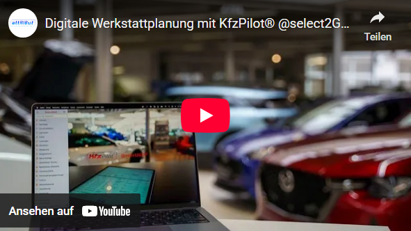 Video zur digitalen Werkstattplanung mit KfzPilot select2Go im Autohaus.